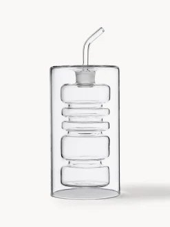 Aceitera y vinagrera artesanal Rings, Al 19 cm