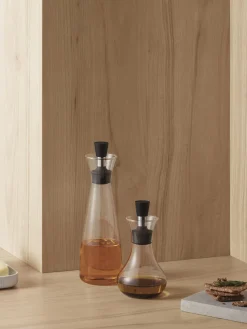 Aceitera y vinagrera de vidrio de borosilicato Seeley