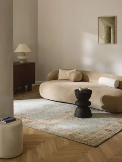 Alfombra artesanal de chenilla Rimini