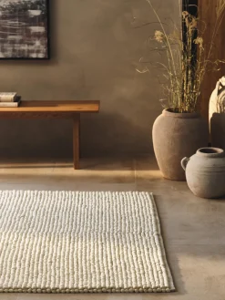 Alfombra artesanal de lana Pebble