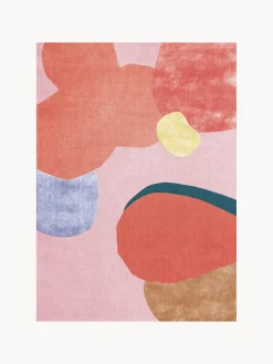 Alfombra artesanal de lana de pelo largo Secret Garden