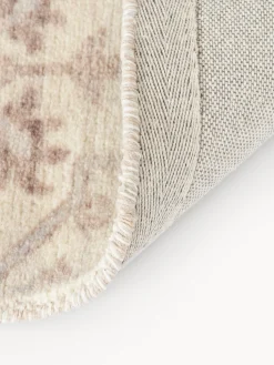 Alfombra artesanal de pelo corto Rosalie