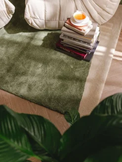 Alfombra artesanal de pelo corto Smilla