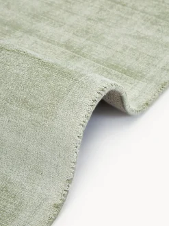 Alfombra artesanal de viscosa Jane