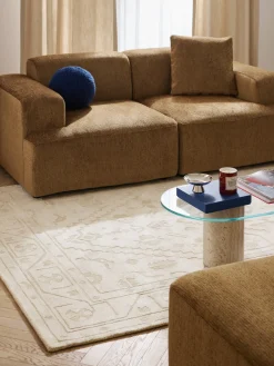 Alfombra artesanal de viscosa Shaila