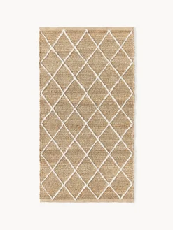 Alfombra artesanal de yute Kunu