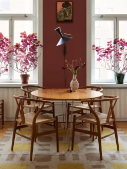 Alfombra artesanal de yute Sunny Side Up