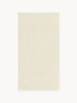 Alfombra artesanal para exterior a rayas Turner