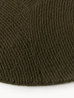 Alfombra artesanal redonda de lana Eleni