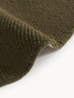 Alfombra artesanal redonda de lana Eleni