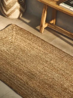 Alfombra corredor artesanal de yute Sharmila