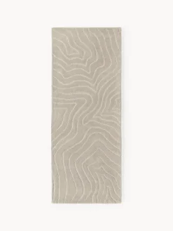 Alfombra corredor artesanal de lana Aaron