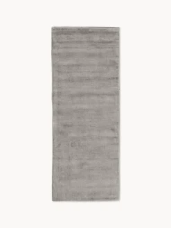 Alfombra corredor artesanal de viscosa Jane
