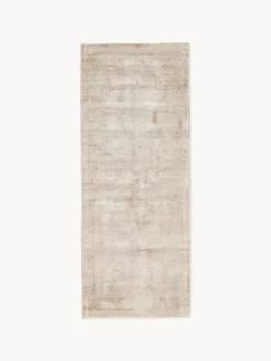 Alfombra corredor artesanal de viscosa Jane