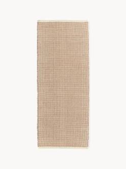 Alfombra corredor artesanal de lana Amaro