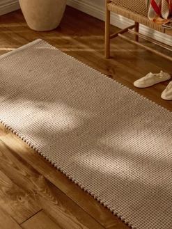 Alfombra corredor artesanal de lana Amaro