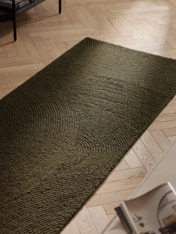 Alfombra corredor artesanal de lana Eleni