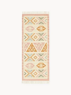 Alfombra corredor artesanal de lana Anisa