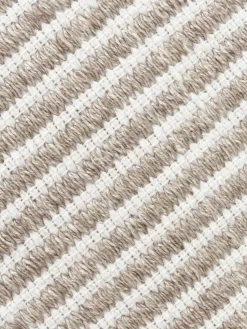 Alfombra corredor artesanal para exterior a rayas Turner