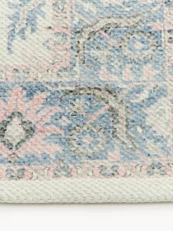 Alfombra corredor artesanal exterior con estampado vintage Leonato