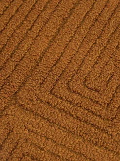 Alfombra corredor artesanal de lana con estampado geométrico Alexia