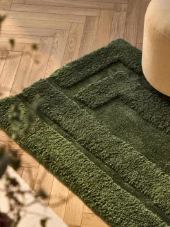 Alfombra corredor de pelo largo texturizada Genève