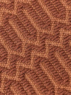 Alfombra corredor exterior artesanal con estampado geométrico Rune