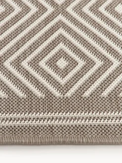 Alfombra corredor exterior reversible en rombos Reddy