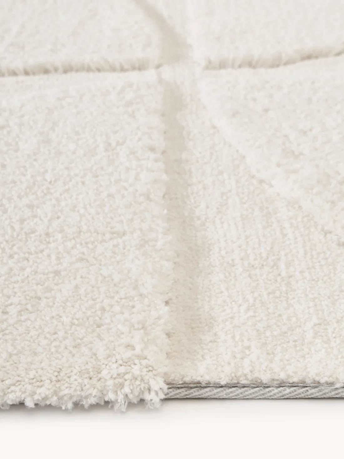 Alfombra corredor texturizada de pelo largo Jade