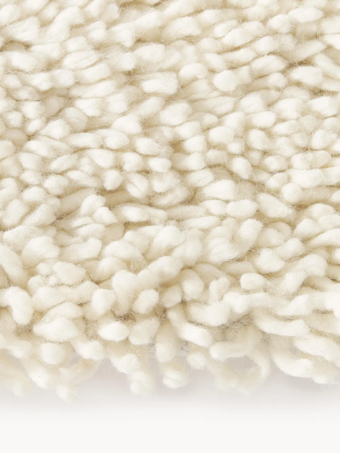 Alfombra de lana de pelo largo Kasper