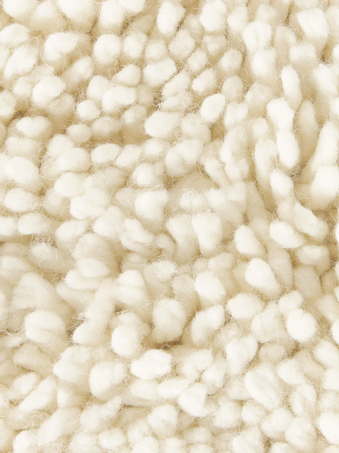 Alfombra de lana de pelo largo Kasper