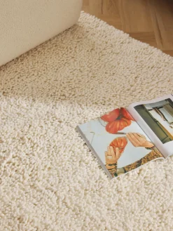 Alfombra de lana de pelo largo Kasper