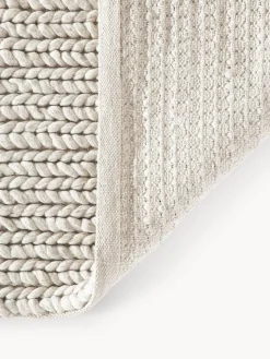 Alfombra de lana trenzada Bruna