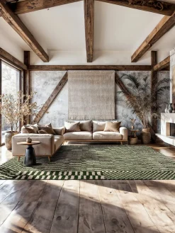 Alfombra de pelo corto Berber