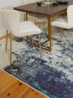 Alfombra de pelo corto de diseño Celestial