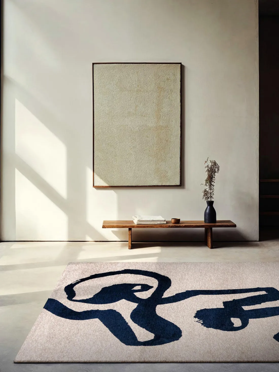 Alfombra de pelo corto Ribbon