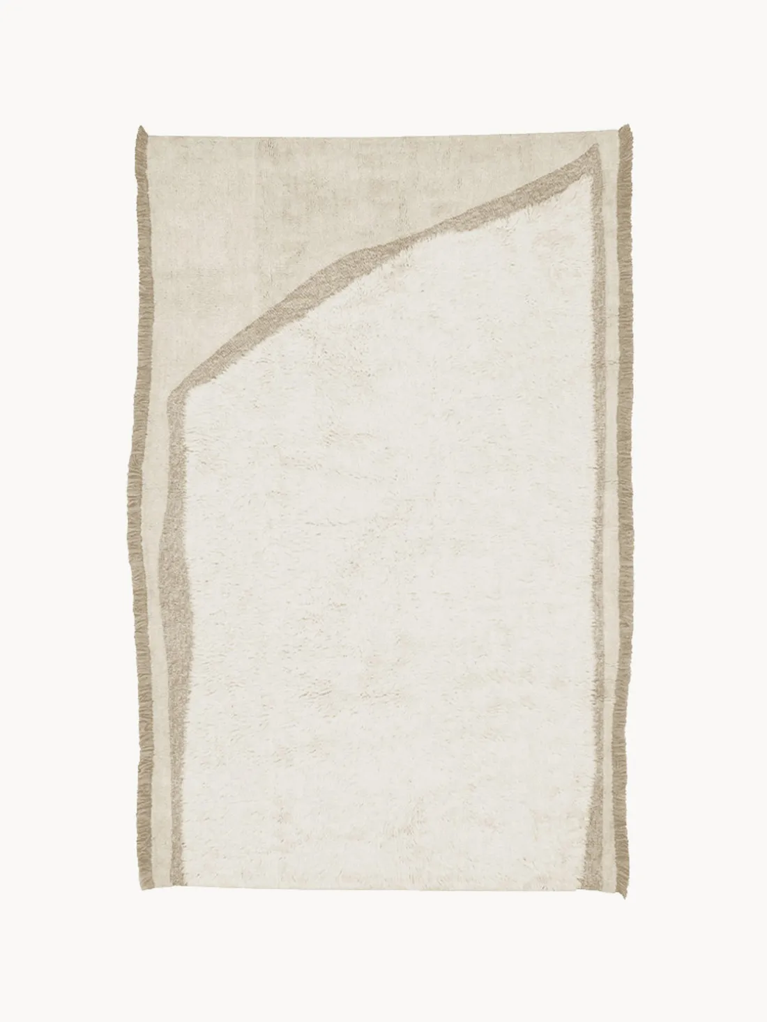Alfombra de pelo largo de lana Nomad