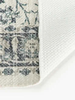 Alfombra exterior artesanal con estampado vintage Tiara