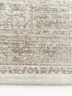 Alfombra exterior artesanal con estampado vintage Tiara