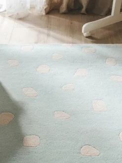 Alfombra infantil artesanal de lana Savannah