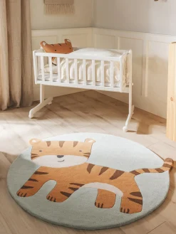 Alfombra infantil artesanal de lana Savannah