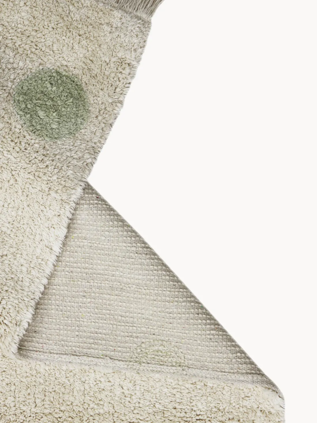 Alfombra infantil artesanal Hippy Dots, lavable