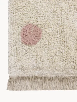 Alfombra infantil artesanal Hippy Dots, lavable