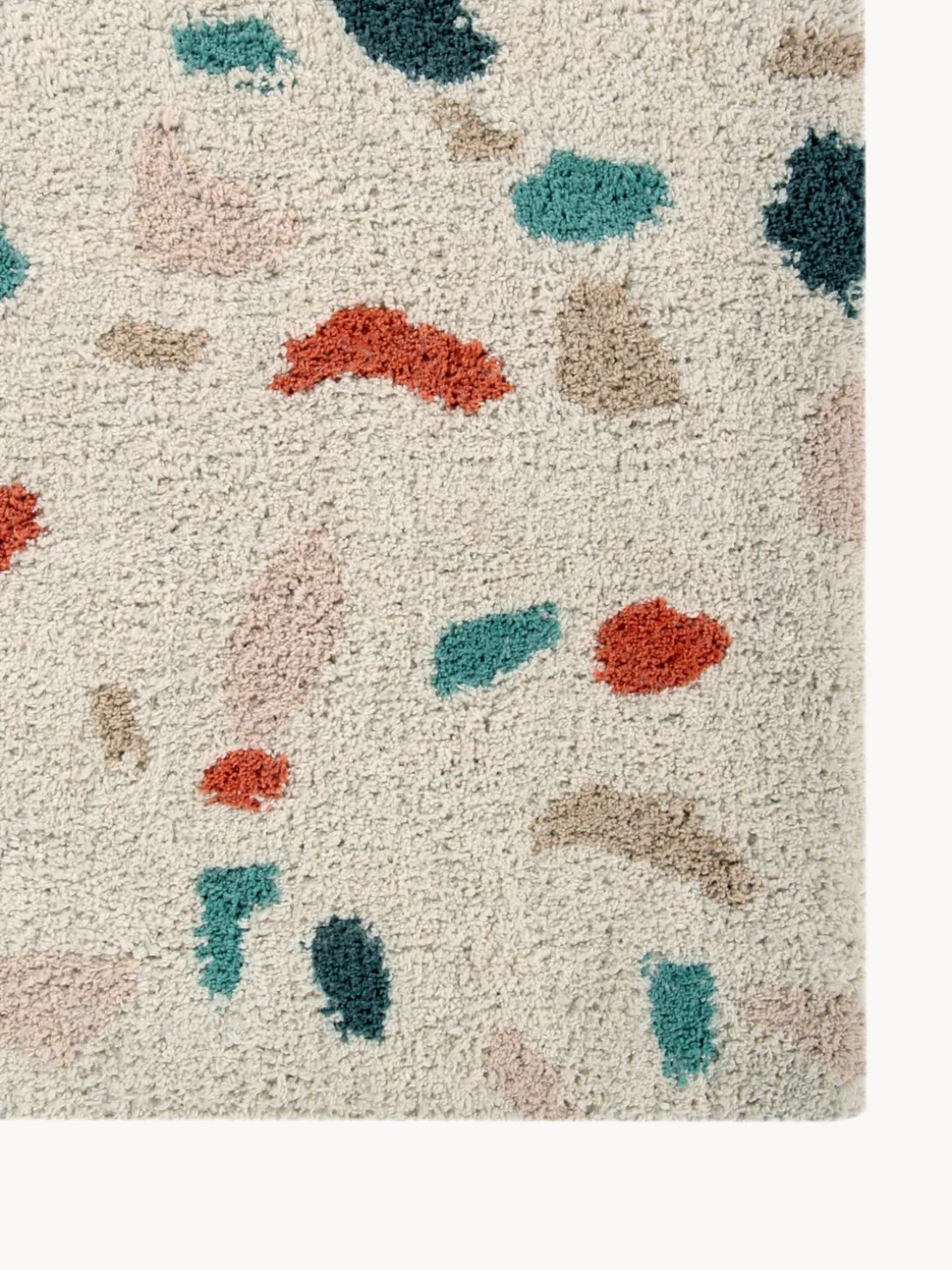 Alfombra infantil artesanal Terrazzo, lavable