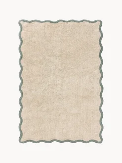 Alfombra infantil artesanal de algodón Lia, lavable