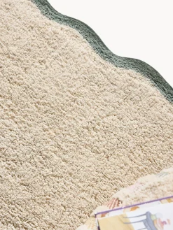 Alfombra infantil artesanal de algodón Lia, lavable