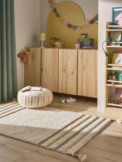 Alfombra infantil artesanal de algodón Lia