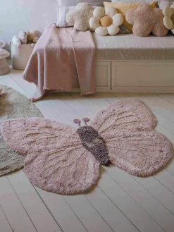 Alfombra infantil artesanal lavable Baby Butterfly