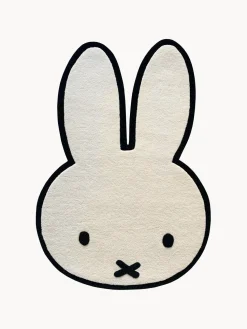 Alfombra infantil artesanal con forma de conejito Miffy