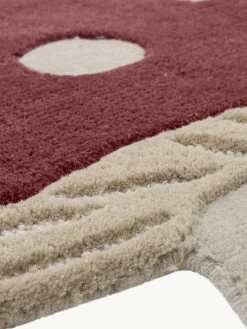 Alfombra infantil de lana Mushroom